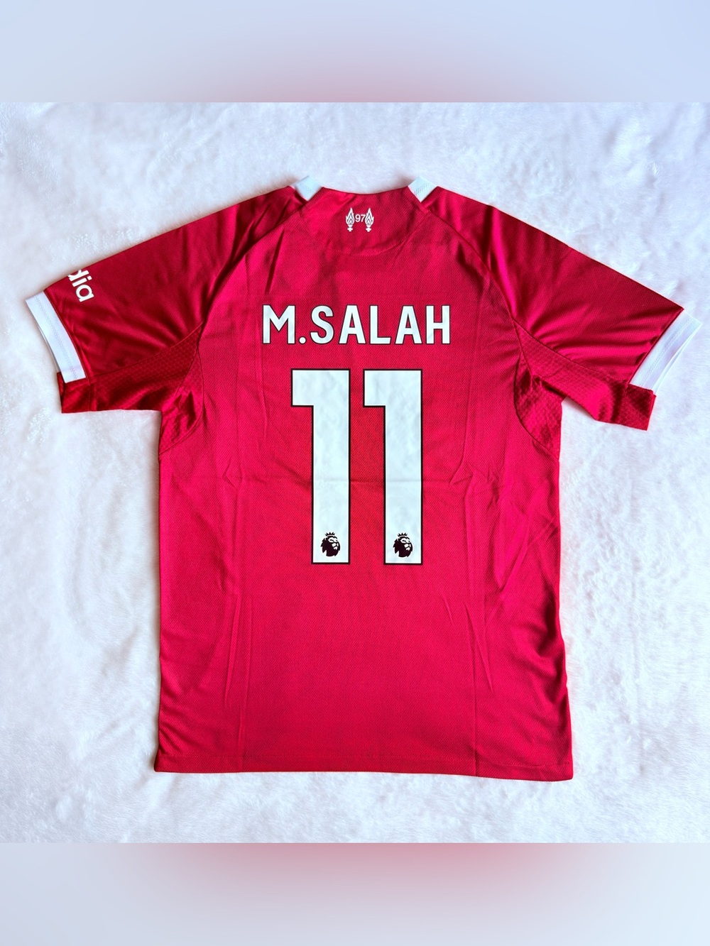 Liverpool F.C. Home Jersey 25/26. Player Version. M. Salah #11 - Picture 2 of 7